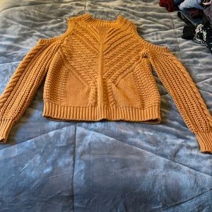 Small gently used Aeropostale orange sweater